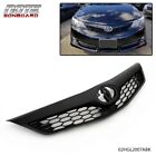 Grill Fit For 2012-2014 Toyota Camry SE XSE Front Upper Grille Matte Black Hood