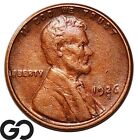 1926-S Lincoln Cent Wheat Penny, Tough San Francisco Issue