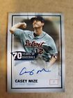 New Listing2021 Topps Series 1 Casey Mize 70 Years of Baseball Auto RC  Detroit Tigers !!!