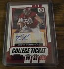 2021 Panini Contenders Draft Picks - College Ticket Autographs Game Ticket...