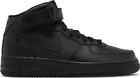 NEW - Men Size 13 Nike Air Force 1   Mid Triple Black-All Leather CW2289-001