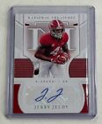 New Listing2021 National Treasures Collegiate Jerry Jeudy Signatures #4/25 Jersey Match!