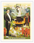 The Witch’s Caldron Illusion - Howard Thurston - Vintage Magic Poster 1910