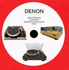 Denon audio video hi-fi Service manuals Schematics dvd 2 of 2 in pdf format