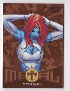 Mystique 2018 Fleer Ultra X-Men Precious Metal Gems PMG Card #MB16 Bronze /199