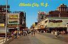 Boardwalk ATLANTIC CITY, NJ Frankie Valli & the Four Seasons 1960s Postcard