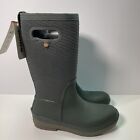 NWT Women’s 8 BOGS Crandall II Tall Waterproof Boots Dark Green Faux Fur Lining