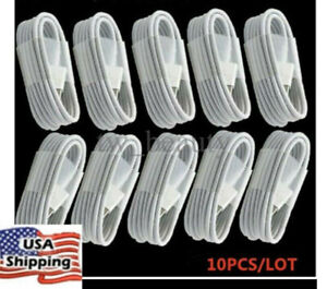 10 Pack OEM Original Fast Charger Cable Cord For iPhone X 11 12 13 14 Pro Max