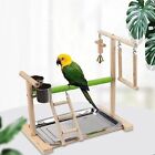 Parrot PlaystandWooden Bird Playground Playpen Play Gym Training Perch Platfo