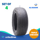 Set of (4) Used 255/60R18 Kumho Crugen HP71 108H - 7/32 (Fits: 255/60R18)