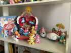 Lot of Vintage Care Bears with Carrying Case, Care a lot, Rainbow Roller and Car