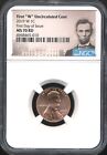 2019-W Unc. Lincoln Cent NGC MS 70 RD *Lincoln Label!* *First Day Of Issue!*