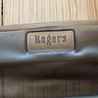Vintage Rogers Vinyl Tobacco Pouch, Roll Up Storage Bag