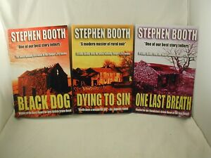 Stephen Booth 3 Cooper & Fry Books Best British Crime Novel Barry Award Winner