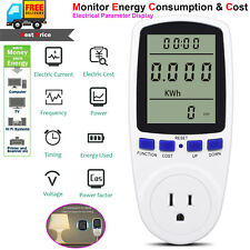 Digital Power Saving Energy Monitor Watt Amp Volt KWh Meter Electricity Analyzer