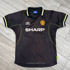 Manchester United 1998/1999 Third Football Shirt Soccer Jersey Size Boys 158 cm