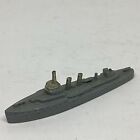 Vintage Diecast Tootsie Toys K880 All Gray US Navy Destroyer Ship 1940 With Axel