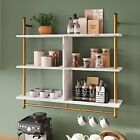 Kitchen Shelves Wall Mounted Floating Pipe Shelving 3 Tier 41.5