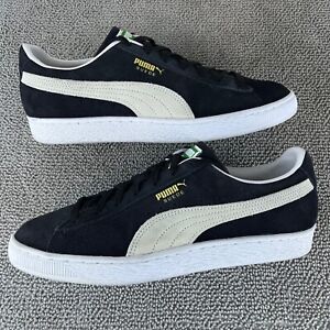 Puma Suede Classic XXI 21 Black White Casual Shoes Sneakers Men's Size 10.5
