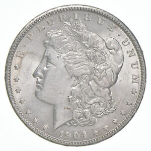 AU+ 1904 (P) Morgan Silver Dollar
