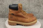 Timberland PRO Boots Mens 11M Brown Leather 6 inch Waterproof Work Soft Toe