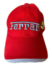 Ferrari Official Product Hat Cap Made In China Red Embroidery Adjustable Formula