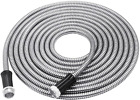 New Listing304 Stainless Steel Garden Hose, Lightweight Metal Hose with Free Nozzle, Guaran