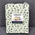 New ListingBerkshire Peanuts Sheet Set Twin Green Snoopy & Woodstock bee floral