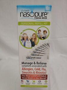Nasopure Nasal Wash, Personal Refill Kit, “The Nicer Neti Pot” Sinus Wash 📦