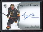 2021-22 SP Authentic Sign of the Times #SOTTST Mark Stone