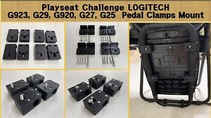 Playseat Challenge Logitech G923, G29, G920, G27, G25 Pedal Clamps Mount