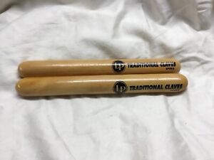 LP (Latin Percussion) Traditional Claves, Excellent Condition