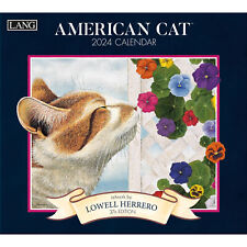 Lang American Cat 2024 Wall Calendar w
