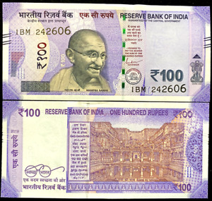 INDIA 100 Rupees 2018 GANDHI UNC PAPER MONEY CURRENCY BANK NOTE