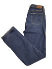 Wrangler High Rise Jeans (12x34) Blue True Straight Stretchy Zip Cotton/Spandex