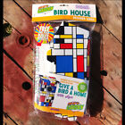 POP-UP GARDEN BIRD HOUSE Mondrian design style pattern Bauhaus eco-friendly RARE