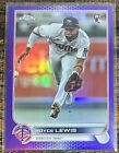 New Listing2022 Topps Chrome Update Royce Lrwis Purple Refractor #USC143 Twins