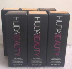 Huda Beauty Fauxfilter Luminious Matte Liquid Concealer, 9 ml, Italy