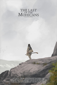 Last of the Mohicans by Yvan Quinet Ltd Edition x/75 Poster Print Mondo MINT Art