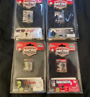 Worlds Smallest Micro Action Figures Horror COMPLETE Set of 4 NEW GLOWS IN DARK