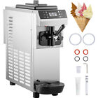 VEVOR Soft Serve Ice Cream Machine 13L/H Commercial Yogurt Maker Single Flavor