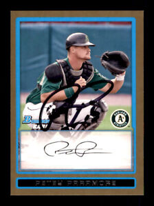 2009 Bowman Gold - Petey Paramore - On Card Autograph