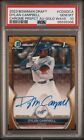New Listing2023 Bowman Draft Chrome Prospect Dylan Campbell Gold Wave Auto / 50 PSA 10