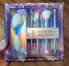 e.l.f. Snow Globe Blend & Brush Set, Holiday Makeup Brush Set, 6 Piece Set, NEW
