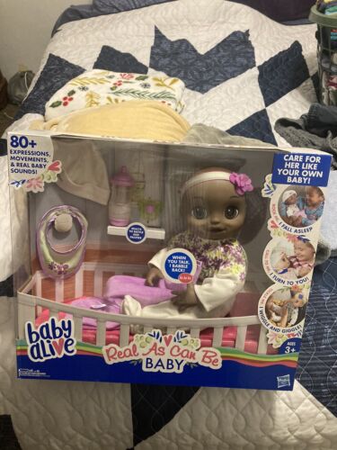 Baby Alive Real As Can Be Baby: Realistic African American  ***Read Description