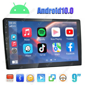 Android 11 Double 2Din 9inch In Dash Car No DVD Radio Stereo WiFi GPS Navigation