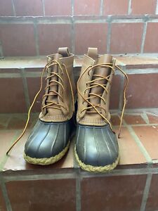 LL Bean Duck Boots Mens Size 8 M Never Worn Item # 175052