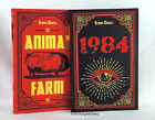 George Orwell Animal Farm & 1984 Nineteen Eighty-Four Faux Leather Classic NEW