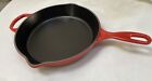 Le Creuset Signature Enameled Cast Iron Deep Skillet Fry Pan, 10 1/4 In Red