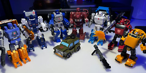 Transformers Giant Modern Mini-Bot 8 Figure Lot: Bumblebee, Warpath, Puffer, +++
